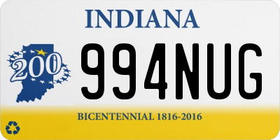 IN license plate 994NUG