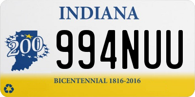 IN license plate 994NUU