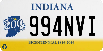 IN license plate 994NVI