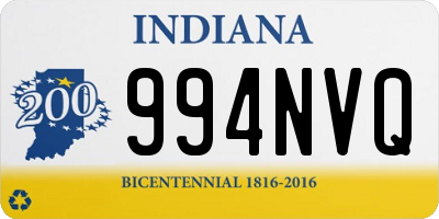 IN license plate 994NVQ
