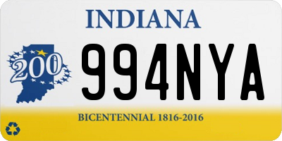 IN license plate 994NYA