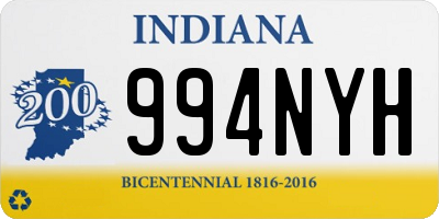 IN license plate 994NYH