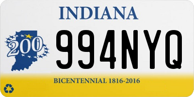 IN license plate 994NYQ