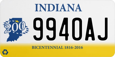 IN license plate 994OAJ