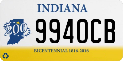 IN license plate 994OCB