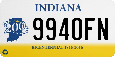 IN license plate 994OFN