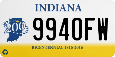 IN license plate 994OFW