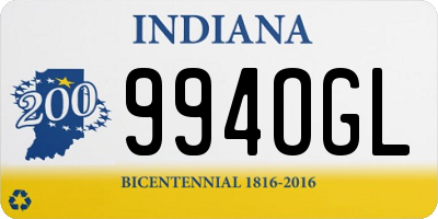 IN license plate 994OGL