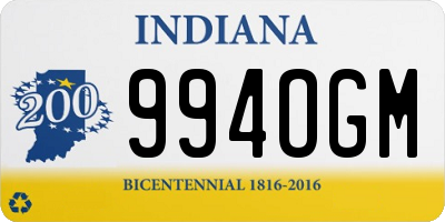 IN license plate 994OGM