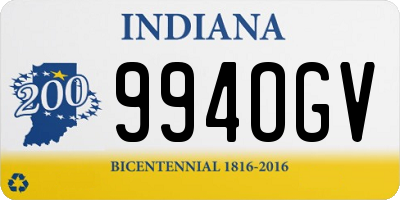 IN license plate 994OGV