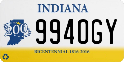 IN license plate 994OGY