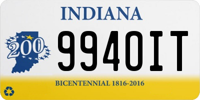 IN license plate 994OIT