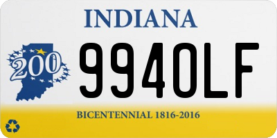 IN license plate 994OLF