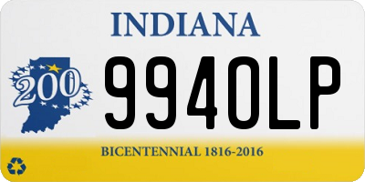 IN license plate 994OLP