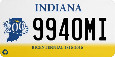 IN license plate 994OMI