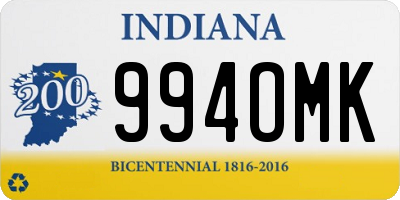 IN license plate 994OMK