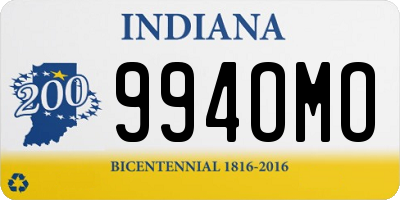 IN license plate 994OMO