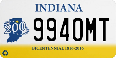 IN license plate 994OMT