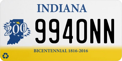 IN license plate 994ONN