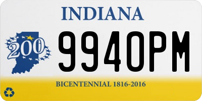 IN license plate 994OPM