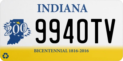 IN license plate 994OTV