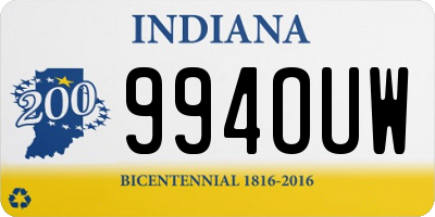 IN license plate 994OUW