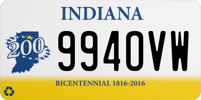 IN license plate 994OVW