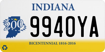 IN license plate 994OYA