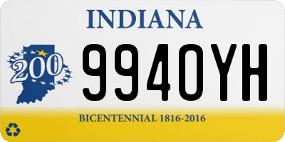 IN license plate 994OYH