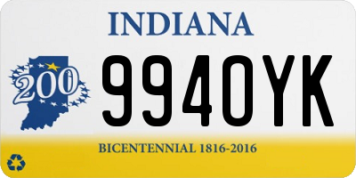 IN license plate 994OYK