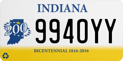 IN license plate 994OYY