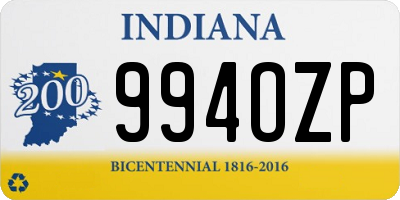 IN license plate 994OZP