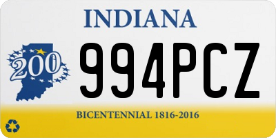 IN license plate 994PCZ