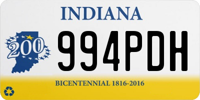 IN license plate 994PDH