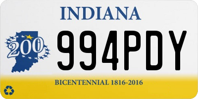 IN license plate 994PDY