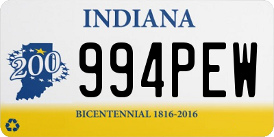 IN license plate 994PEW