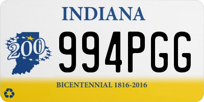 IN license plate 994PGG