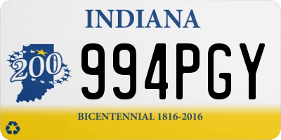 IN license plate 994PGY