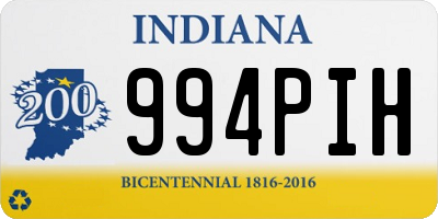 IN license plate 994PIH