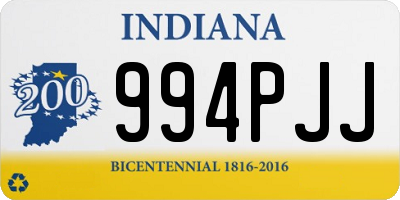 IN license plate 994PJJ