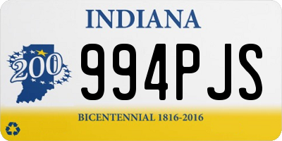 IN license plate 994PJS