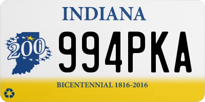 IN license plate 994PKA