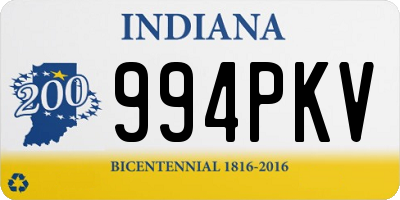 IN license plate 994PKV