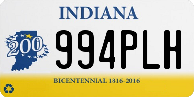 IN license plate 994PLH