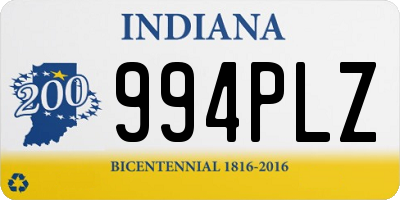 IN license plate 994PLZ