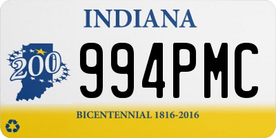 IN license plate 994PMC