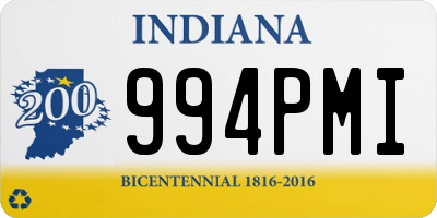 IN license plate 994PMI