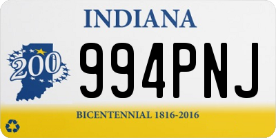 IN license plate 994PNJ