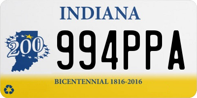 IN license plate 994PPA