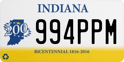 IN license plate 994PPM